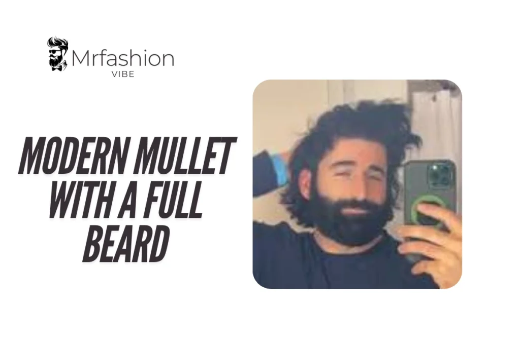 Modern Mullet With A Full Beard Modern Mullet With A Full Beard