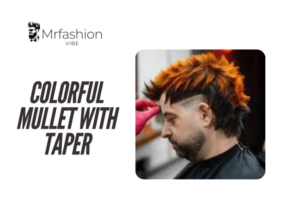 Top 20 Modern Mullet Fade Haircute 2025 6 Colorful Mullet With Taper