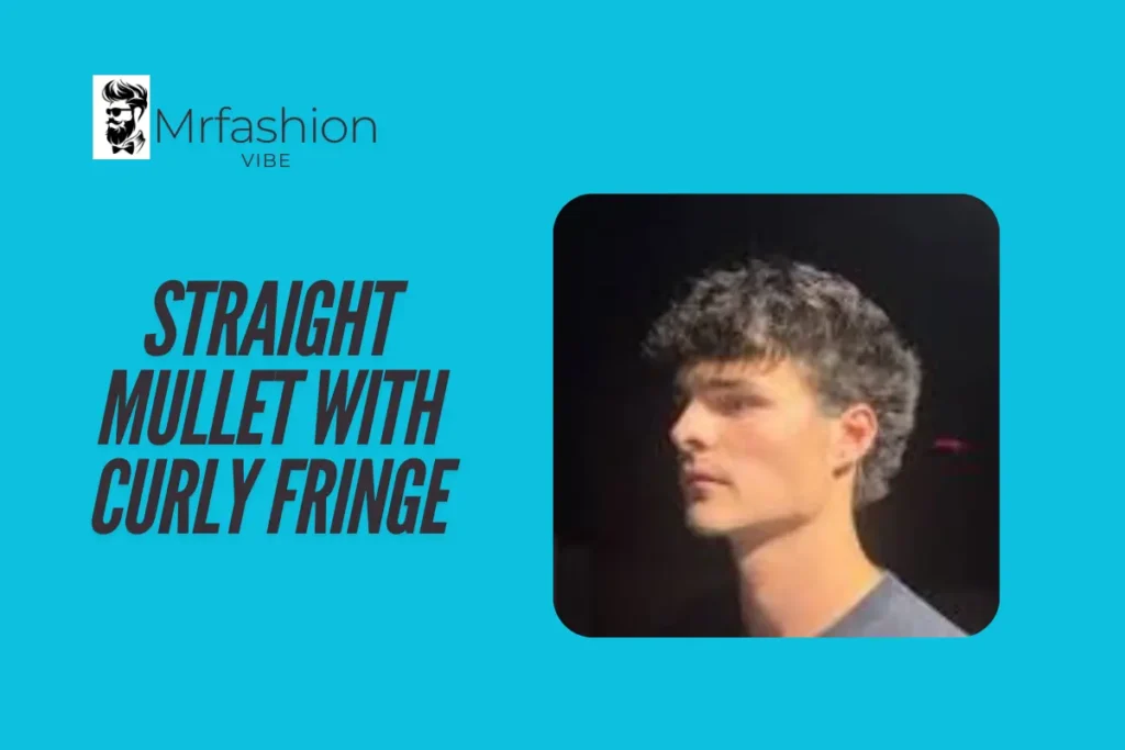 Straight Mullet With Curly Fringe Straight Mullet With Curly Fringe