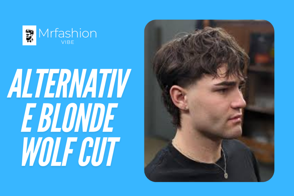 Alternative Blonde Wolf Cut